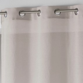 Barna átlátszó függöny 140x240 cm Telma – douceur d'intérieur