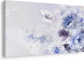 Kép - Virágok, textúrált festmény (90x60 cm)