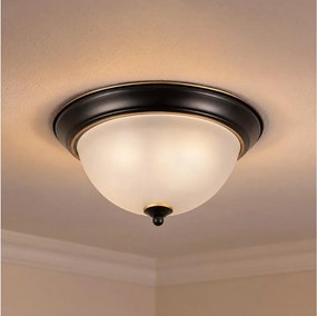 BRILAGI - Mennyezeti lámpatest FRESCO 2xE27/40W/230V átm. 28 cm fekete/arany