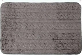 Fürdőszobaszőnyeg Csúszásgátló Puha Bolyhos szürke 45X75CM