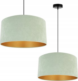 Mennyezeti Lámpa Lógó Egyetlen Csillár Arany Elegáns Lámpabúra Velúr