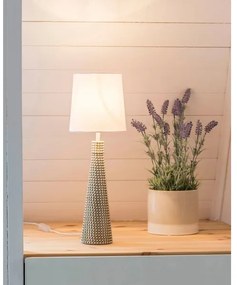 ByRydens 4002090-6508 - Asztali lámpa LOFTY 1xE27/5W/230V fehér/ezüst