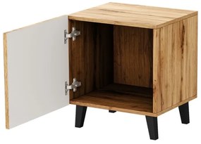 KÉSZLET 2x Éjjeliszekrény VAMOS 52x45 cm wotan tölgy