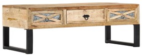 Tömör mangófa dohányzóasztal 110 x 50 x 38 cm