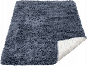 Shaggy Szőnyeg Szürke 220X160 CM Plüss Puha Szőrös A Rabbit Nappaliba