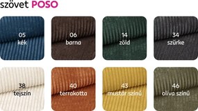 Kihúzható heverő, szürkésbézs Taupe, HARPERA BIG SOFA