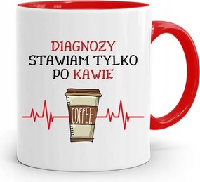 Piros Bögre A Kávédiagnózis Doktorának, fényképes nyomattal