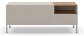 Krémszínű TV-állvány 140x55 cm Cailin – Marckeric