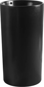 Mexen Nerda 46 x 46 cm szabadon álló mosdó, matt fekete - 26084670