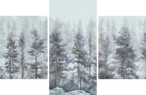 Kép - Fenyőerdő II., akvárium (90x60 cm)