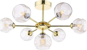 Dar Lighting glamour modern mennyezeti lámpa cohen pezsgő csiszolt arany darcoh3435-16