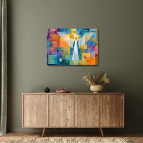 Kép - Geometrikus angyal (70x50 cm)