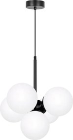 KAJA K-5362 INEZ Fekete Színű Függeszték 5xE14 10W IP20