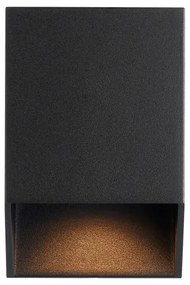 Nordlux - NIKO kültéri fali lámpatest 1x GU10 / 25 W / 230 V / IP54 fekete