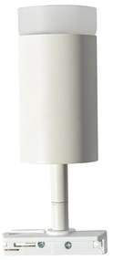 Modern reflektor fehér gyűrűvel 1 fázisú sínrendszerhez GU10 50mm - Iconic Jeana