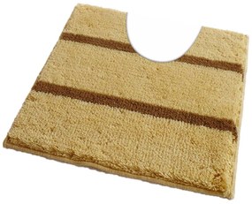 Fürdőszoba-szőnyeg IRSINA Drapp - Drapp / 50 x 50 cm WC kagyló elé, kivágással