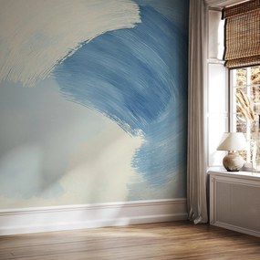 Fotótapéta - Kék vonások (147x102 cm)