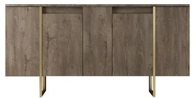 Luxe Walnut and Gold szekrény