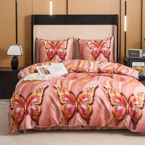 Mikroszálas ágyneműhuzat MONARELLE rózsaszínű Ágyneműhuzat mérete: 70 x 80 cm | 140 x 200 cm