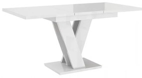 MAEL kinyitható étkezőasztal - fényes fehér