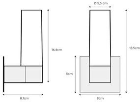 Lucide 04202/01/30 - Fürdőszobai fali lámpa JESSE 1xG9/33W/230V IP44