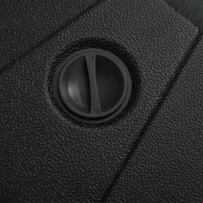 Esernyő Alap Szett 2 pcs Fekete 88.5 x 88.5 x 12 cm Műanyag