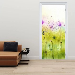 Fotótapéta ajtóra - Réti virágok (95x205cm)
