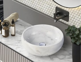 Soria Milas White kőmosdó_42 cm