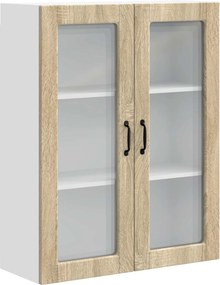 vidaXL Konyhaszekrény polcokkal Sonoma tölgy 80 x 31 x 100 cm Faanyag