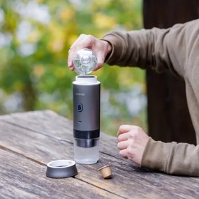 Aligator ACM002 - PortaCaffé hordozható, újratölthető 3 az 1-ben kávéfőző, 72W/7500 mAh, szürke