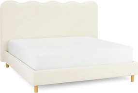 Łóżko 180x200 IZMIR Kremowe Boucle