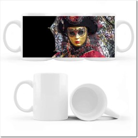 Nyomott mintás bögre Maszk felnőtteknek