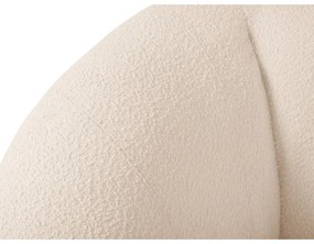 Krémszínű buklé kanapé 210 cm Essen – Cosmopolitan Design