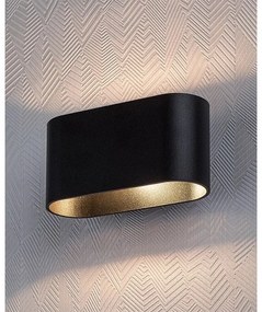 Rabalux 7023 - Fali lámpa KAUNAS 1xG9/10W/230V fekete