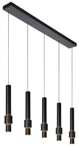 Lucide 24402/30/30 -LED Dimmelhető csillár zsinóron MARGARY 5xLED/4,2W/230V fekete
