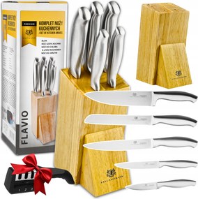 Kés Készlet Tömbben 5 Db Késező Kés Tartóval