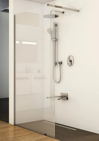 Ravak Walk-In Wall zuhanyfal 110 cm alumínium fényes/átlátszó üveg GW9WD0C00Z1