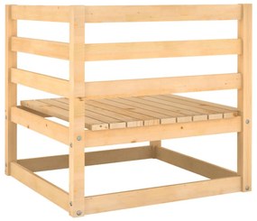 2 db tömör fenyőfa kerti sarokkanapé