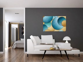 Az absztrakciós körök képe (90x60 cm)